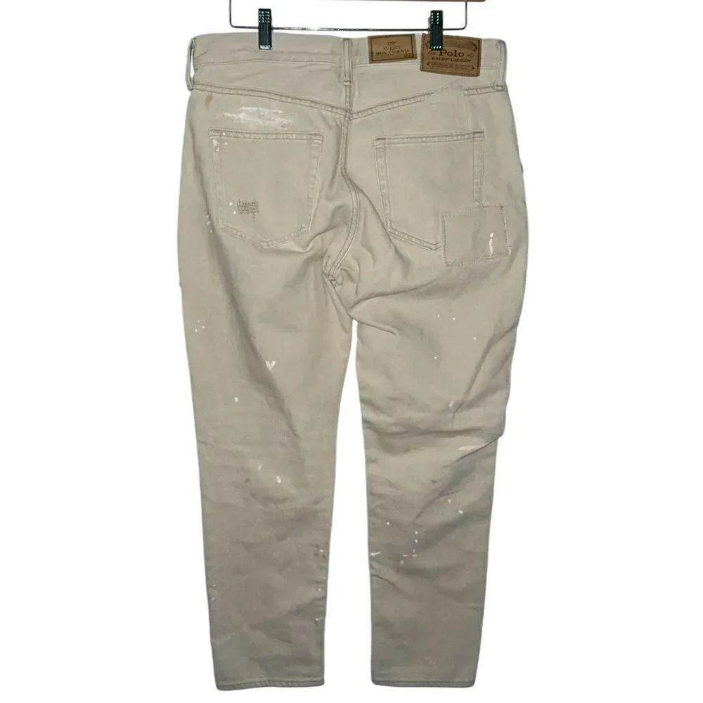 Polo Ralph Lauren “The Avery Boyfriend” patch Jeans